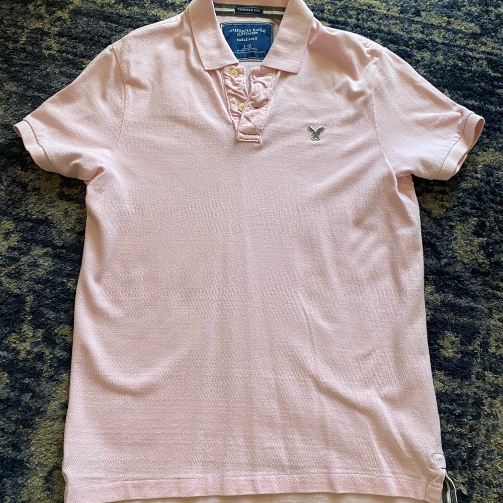 Men’s American Eagle Polo Shirt- Large